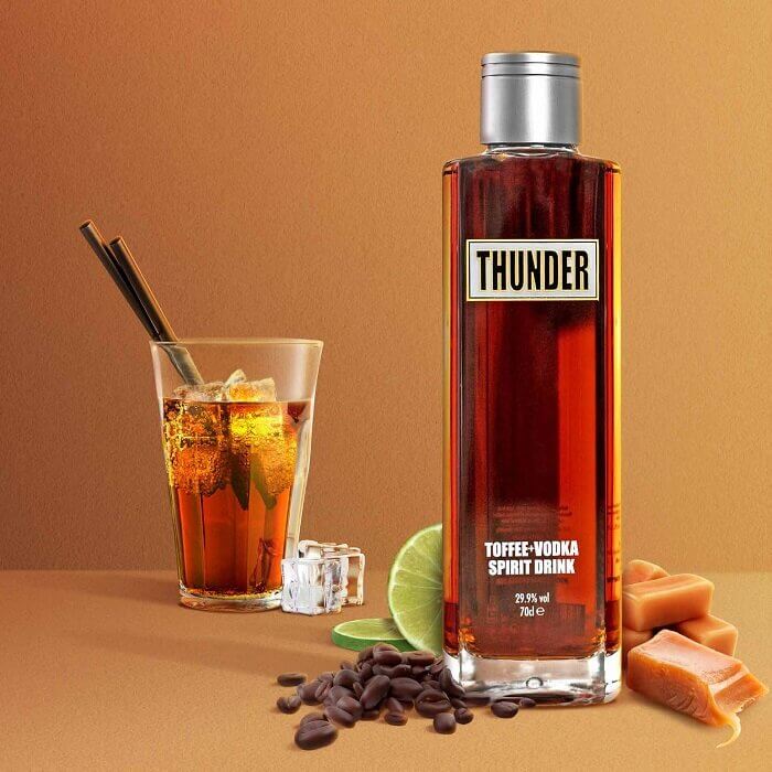 Thunder Toffee and Vodka Spirit Drink 70cl